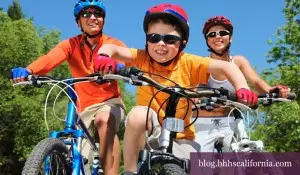 Orange County family bike ride