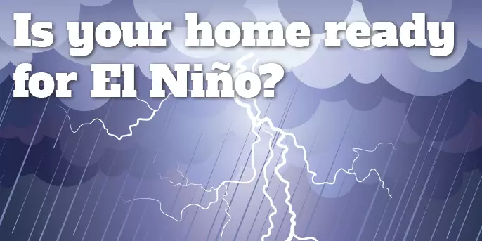 prepare your home for El Nino