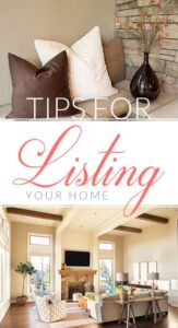 Tips for listing your home
