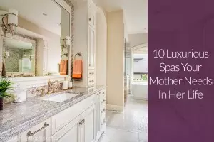 Luxury spa bathroom