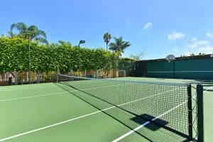 Homes with tennis courts