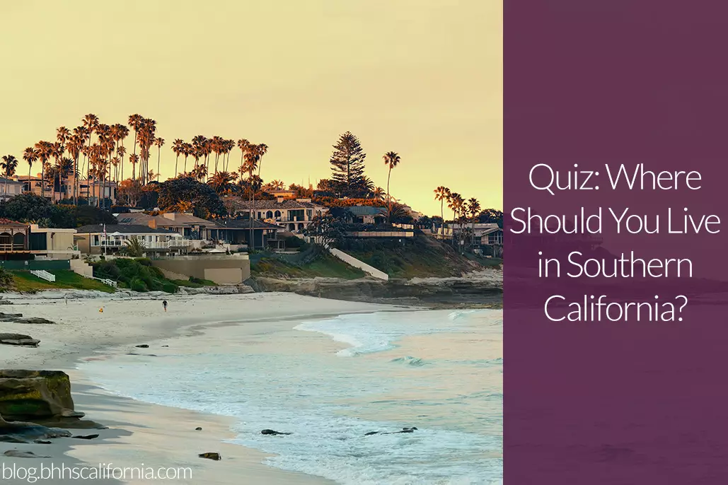 Where should you live in southern california