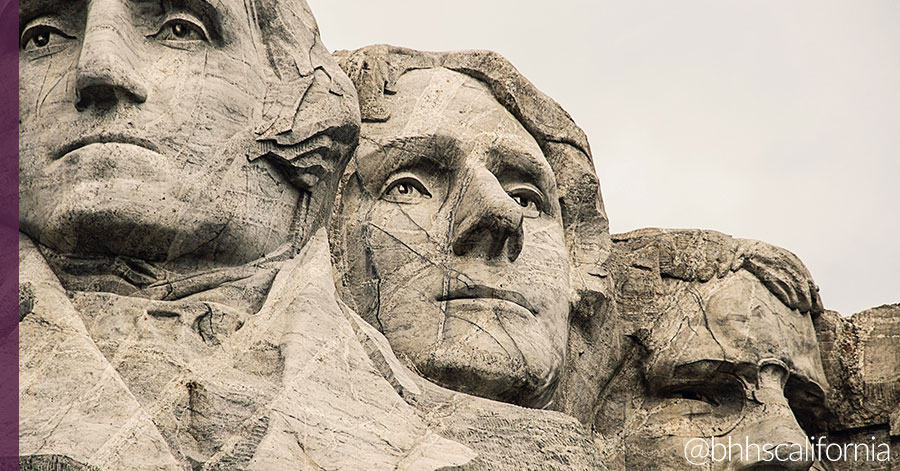 presidents day mount rushmore presidents who lived in california