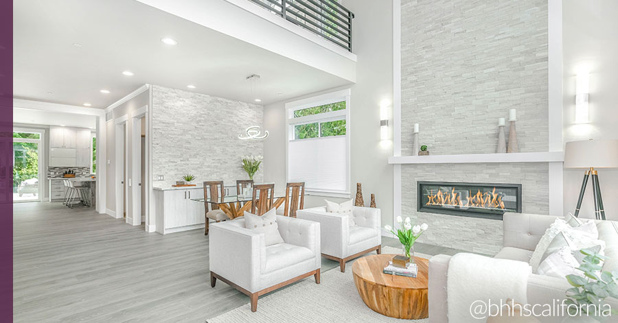 interior photo showing new home features like high ceilings and upgraded finishes