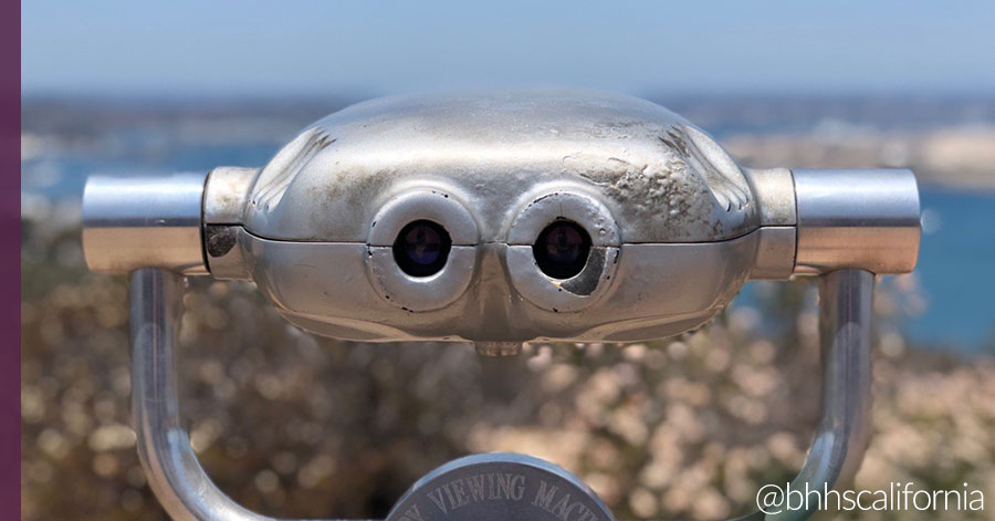 image from Cabrillo National monument of the best coastal views in Southern California