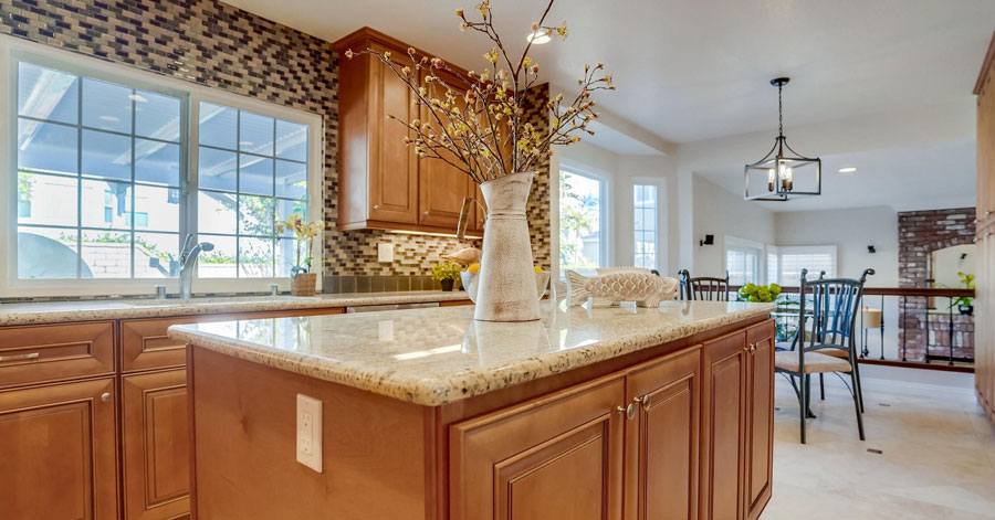 nice kitchen island 